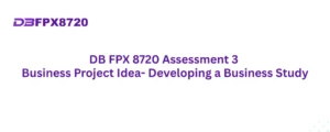DB FPX 8720 Assessment 3 Business Project Idea- Developing a Business Study